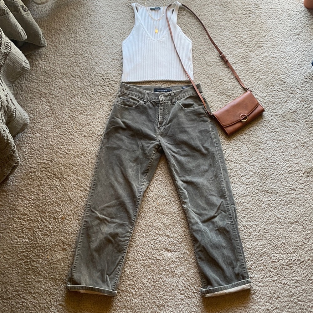 Calvin Klein Straight Leg Corduroy Jeans